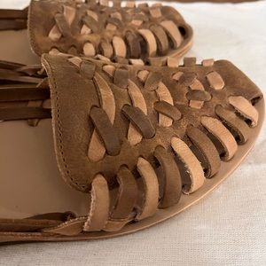 Worn twice, see pictures! Women's Huarache sandles. Will send with shoe bag